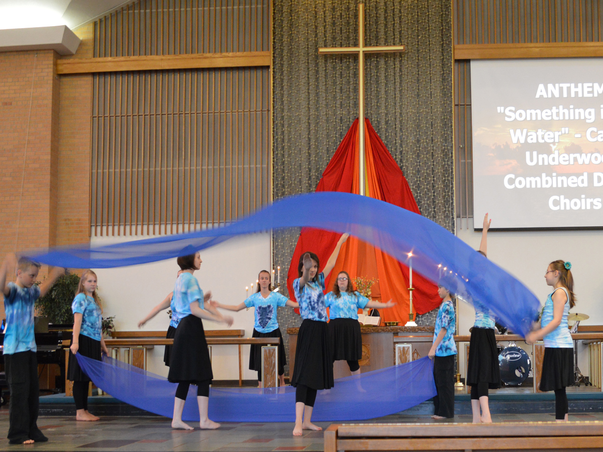 Liturgical Dance for children at Central United Methodist